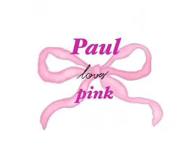 PAUL loves pink
