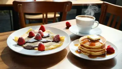 Coffee crepes
