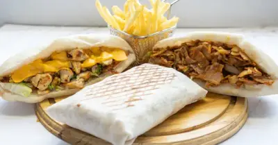 Kebab & Cheese Naan