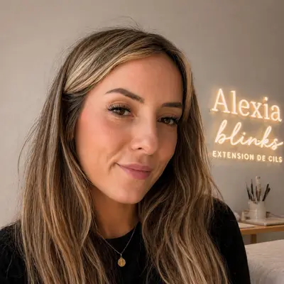 Alexia blinks