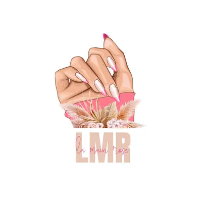 La main rose